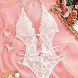 Lace Bodysuit White